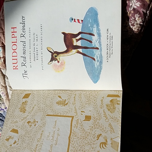 Rudolph the Red-Nosed Reindeer Little Golden Book - Picture 2 of 6